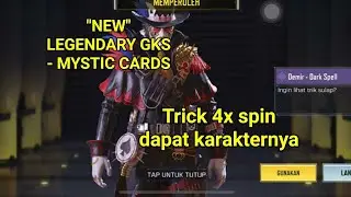 “NEW” Trick spin Busted Fate Draw GKS - Mystic Cards 4x spin dapat karakter Demir-Dark Spell #codm