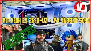 🔴 Montado Kit Xeon E5 2670 V3 Rx 5600XT Game Play #warzone 🔴