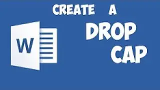 How to Insert Drop Cap || Microsoft Word 2016 Tutorial