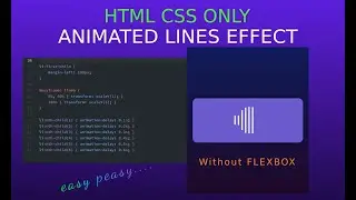 HTML CSS - ANIMATION without FLEXBOX