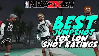 NBA 2K21 Best Jumpshot for Low Shot Rating Builds!