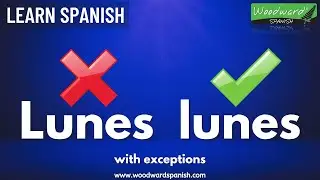 Spanish Days do NOT start with a capital letter | Learn Basic Spanish