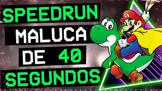 A Speedrun BIZARRA de 40 segundos de Super Mario World, e o record brasileiro superado!