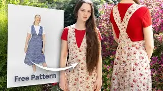 How to Sew a Perfect Pinfaore (With Free Pattern Milton Pinafore)