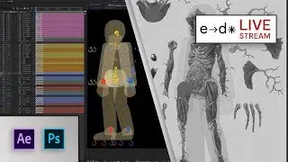 Live Stream : Final Painting and Flattening for  After Effects Character