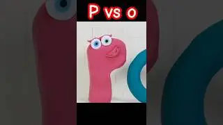 Alphabet Lore but in Clay - 🅿 vs 🅾 