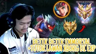 DETIK DETIK IMMORTAL SOLO RANK CUMA PAKAI SABER+TUTORIAL CARA MELAWAN XBORG PAKAI SABER DI EXP LANE