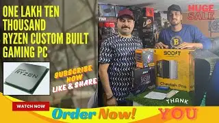 110k Ryzen pc custom built Gaming #Gaming #rgbpc #megadiscounts #110k #gaming #gamer #basitcomputers