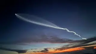 SpaceX’s Falcon 9 rocket launch 🚀 over Sunset Cliffs - San Diego