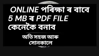5 MB PDF file rechaed on online EXMEMITION