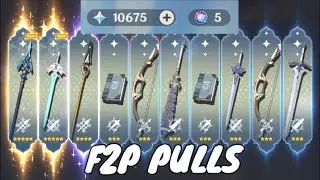 F2P Pulls until I get Primordial Jade Winged Spear  ; )    (Genshin Impact)