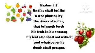 Memorize the bible easily (psalms 1).scriptures to read & remember easily to get you closer to Jesus
