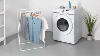 Honey-Can-Do Metal Collapsible Clothes Drying Rack, White