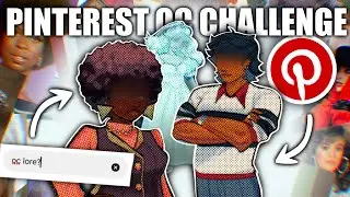 PINTEREST OC ART CHALLENGE (can pinterest make lore? 🤯, speedpaint, commentary)