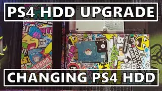 CHANGING PS4 HARD DRIVE (UPGRADING PS4 STORAGE)