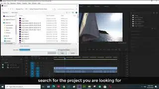 How To Add Sequence Form Other Project in Premier Pro | How To Recover Lost Sequence in Premiere Pro
