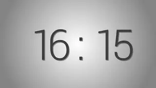 16 Minutes 15 seconds countdown Timer - Beep at the end | Simple Timer (sixteen min fifteen sec)