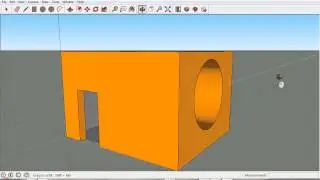 Google© Sketchup Tutorial #1: Creating a Basic 3D House and adding some Components