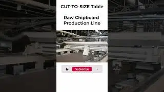 Cut-to-Size Table in Chipboard Productionline #shorts
