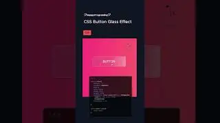 CSS Button Glass Effect ツ𝑯𝒂𝒑𝒑𝒚 𝑷𝒓𝒐𝒈𝒓𝒂𝒎𝒊𝒏𝒈 ツ