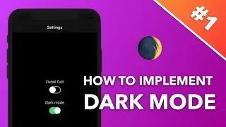 How To Implement Dark Mode 🌒  | #1