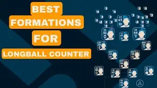 Best Formations For LongBall Counter In efootball mobile