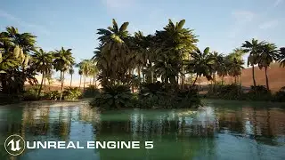 Unreal Engine 5 RTX 3090 Realistic Desert Oasis