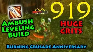 Ambush Build is GREAT for Rogue Leveling | Questing in Burning Crusade Anniversary