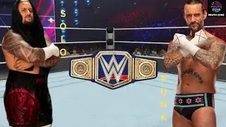 Solo Sikoa vs CM Punk – WWE Championship Match | WWE 2K25 MyGM Mode 