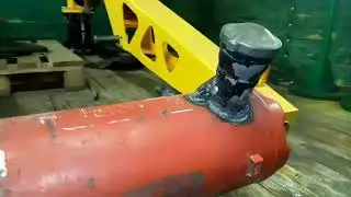 Гидробак для самодельного трактора из подручных материалов.A hydraulic tank for a homemade tractor