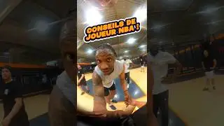 UN JOUEUR NBA ME DONNE UN PRÉCIEUX CONSEIL ! 🏀 #basketball #nba
