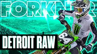 Austin Forkner RAW Riding at Detroit SX Press Day | Supercross 2024