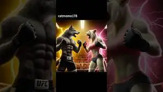 FIGHT FOR DAD 😭😭 ,LION VS WOLF 