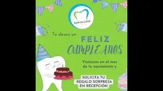 Clínica Dental Cove te desea FELIZ CUMPLEAÑOS .