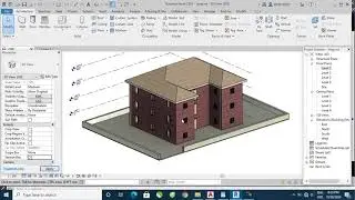 Hoc Revit 2021- Bài 3: Vẽ Cầu Thang, Tường, Nền Nhà, Bố Trí Nội Thất, Ghi Chú Phòng trong Revit