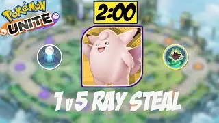 Clefable Rolls PERFECT Unite to CLUTCH Win - Pokemon Unite