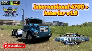 ATS🚚 |  International 4700 + Interior v1.6  | 🚚#458      #truck  #ats #mods