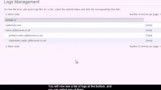 How to check and find log files in Plesk 11