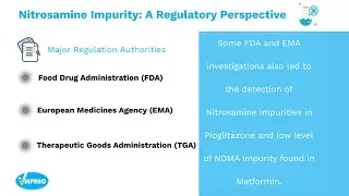 Nitrosamine Impurity: A Regulatory Perspective | Veeprho