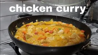 Chicken Curry for dinner delicious Craig's cooking 30 years ago last time nyang pag luto nito!