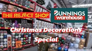 The Reject Shop Bunnings Warehouse Australia Christmas Decorations Part Two