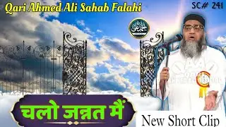 Chalo Jannat Mein | Qari Ahmed Ali Sahab | New Short Clip | Video Bayan | Qari Ahmed Ali Official