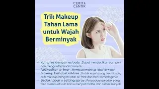 TIPS  atau CARA MERAWAT  KULIT WAJAH