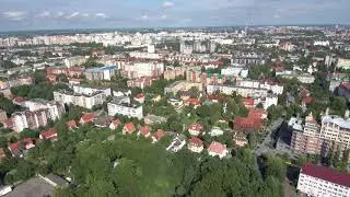 Аэросъемка,ул  Банковская, ул  Чекистов, Каштановая аллея, ул  Карла Маркса, Центральный р-н
