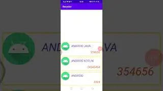 Recyclerview in Android example Android Tutorials | AndroIndian