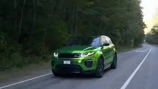Range Rover Evoque green edition