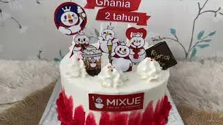 Mixue pernah viral pada masanya. Kue ulang tahun mixue