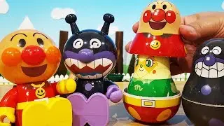 アンパンマン マトリョーシカ アニメおもちゃ 中に入ってるのは誰かな？たまごカプセル★サプライズエッグ Miniature Toys