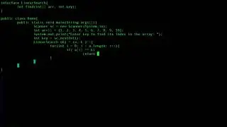 Lambda Expression to perform a Linear Search on an array | Interface | Java