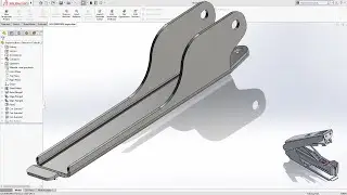 Design a Stapler in Solidworks - Solidworks sheet metal Tutorial (volume 1)